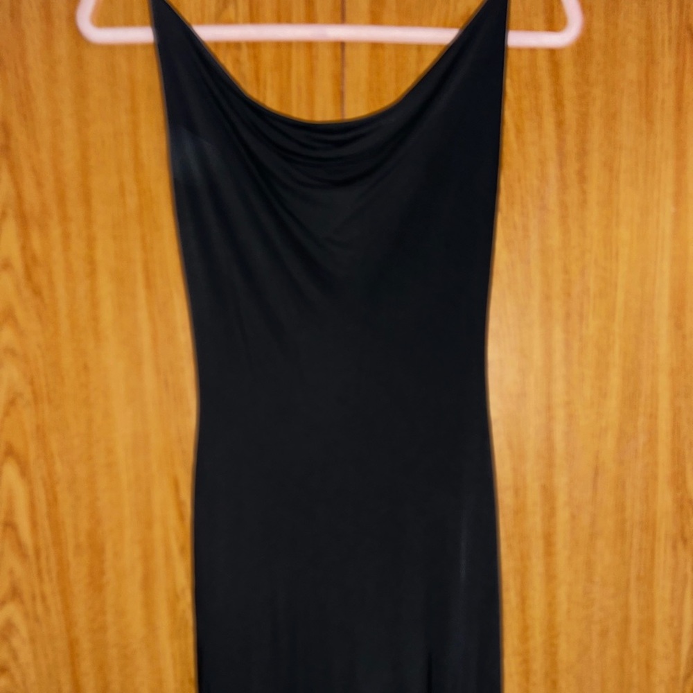 Bebe Charcoal Gray Dress